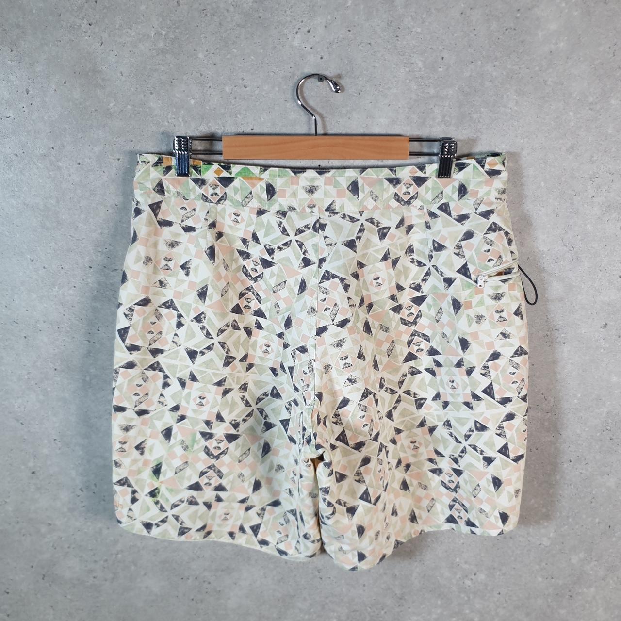 Vintage Patagonia Baggies Shorts Jorts Cargo Mens W36 Fishing All Over Print Cotton A4785