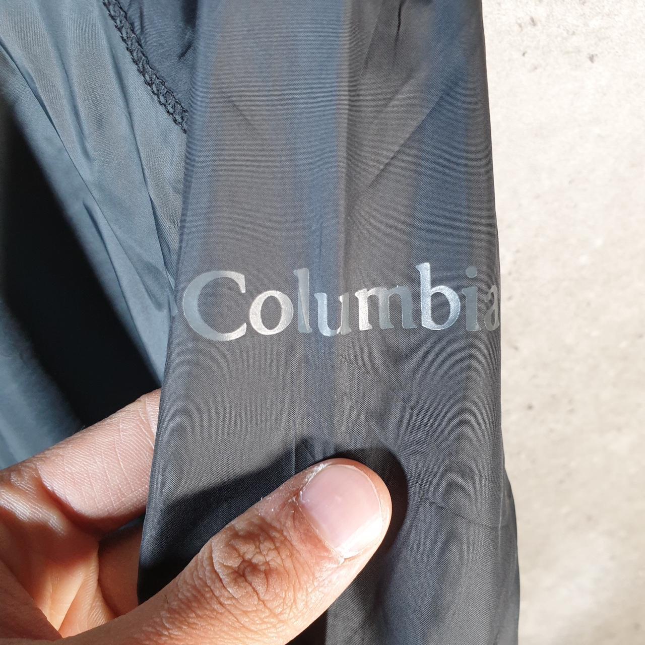 Vintage Columbia Field Gear Windbreaker Track Jacket Mens Large Grey USA Athletic