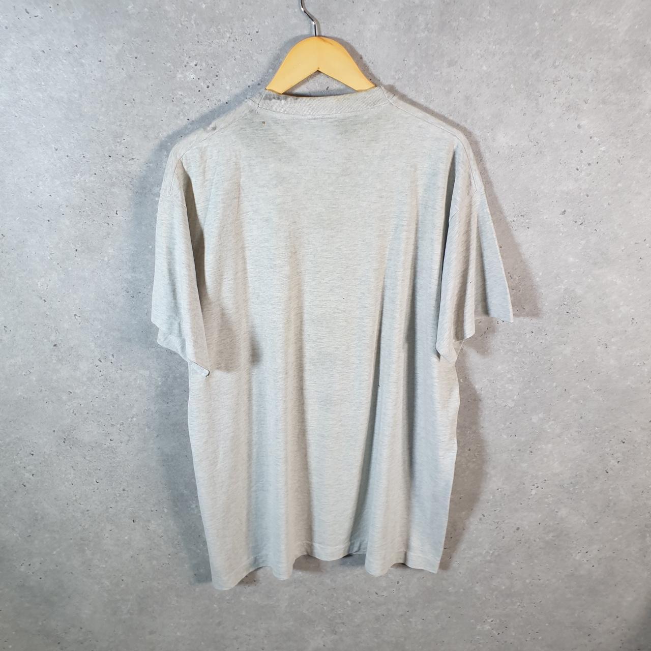 Vintage Screen Stars Wolf Eagle River Wisconsin 90s USA Single Stitch T Shirt Men’s 2XL Grey