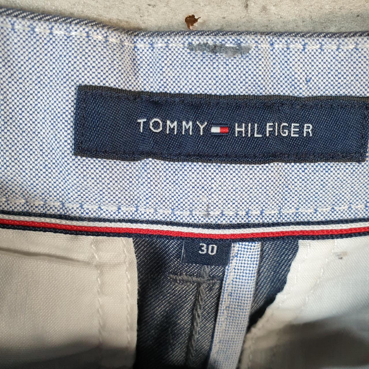 Vintage Tommy Hilfiger Chino Shorts Jorts Cargo Men’s W30 Grey Baggy Cotton