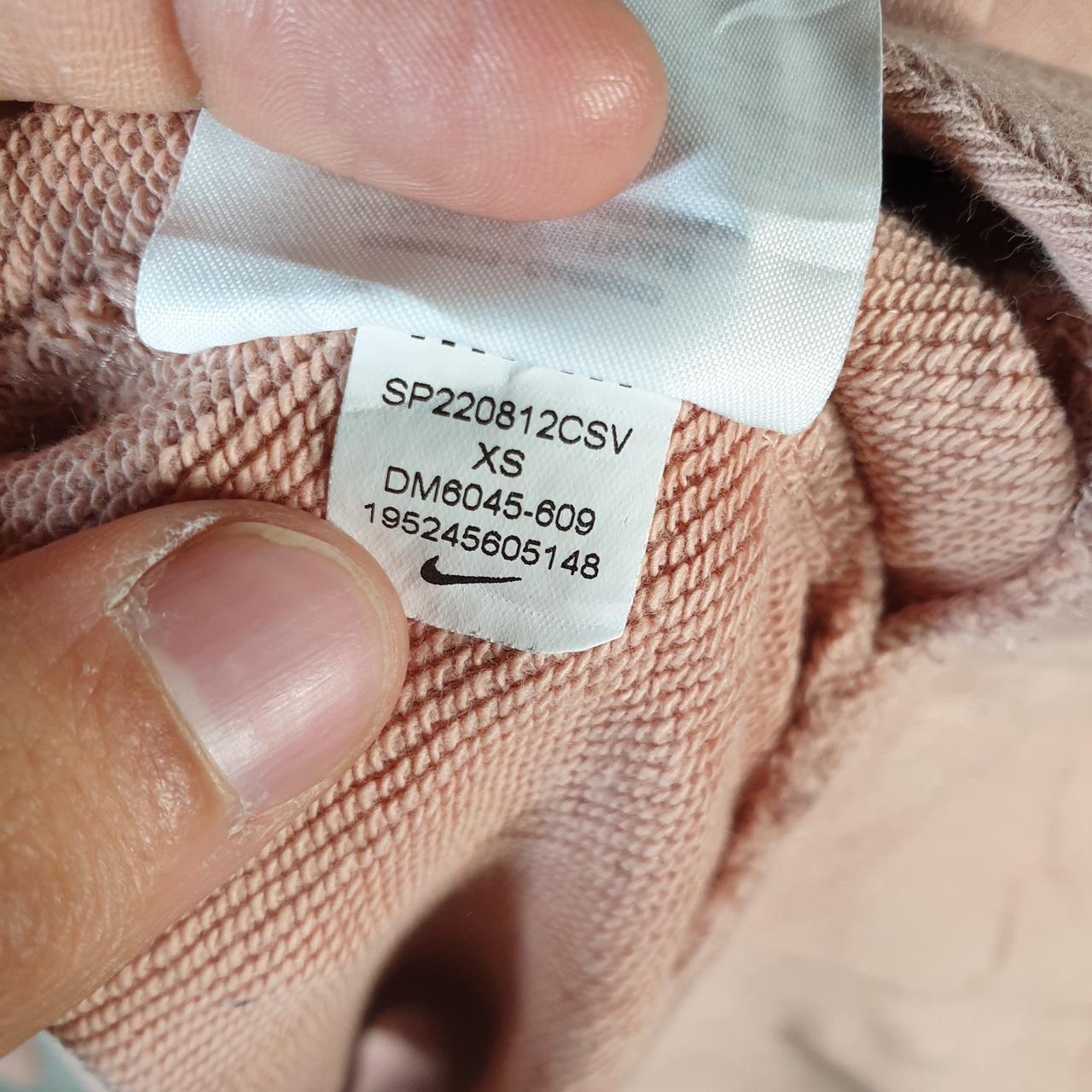 Vintage Nike Club Hoodie Womens XS Pink Swoosh Y2K Pullover Sweatshirt Logo