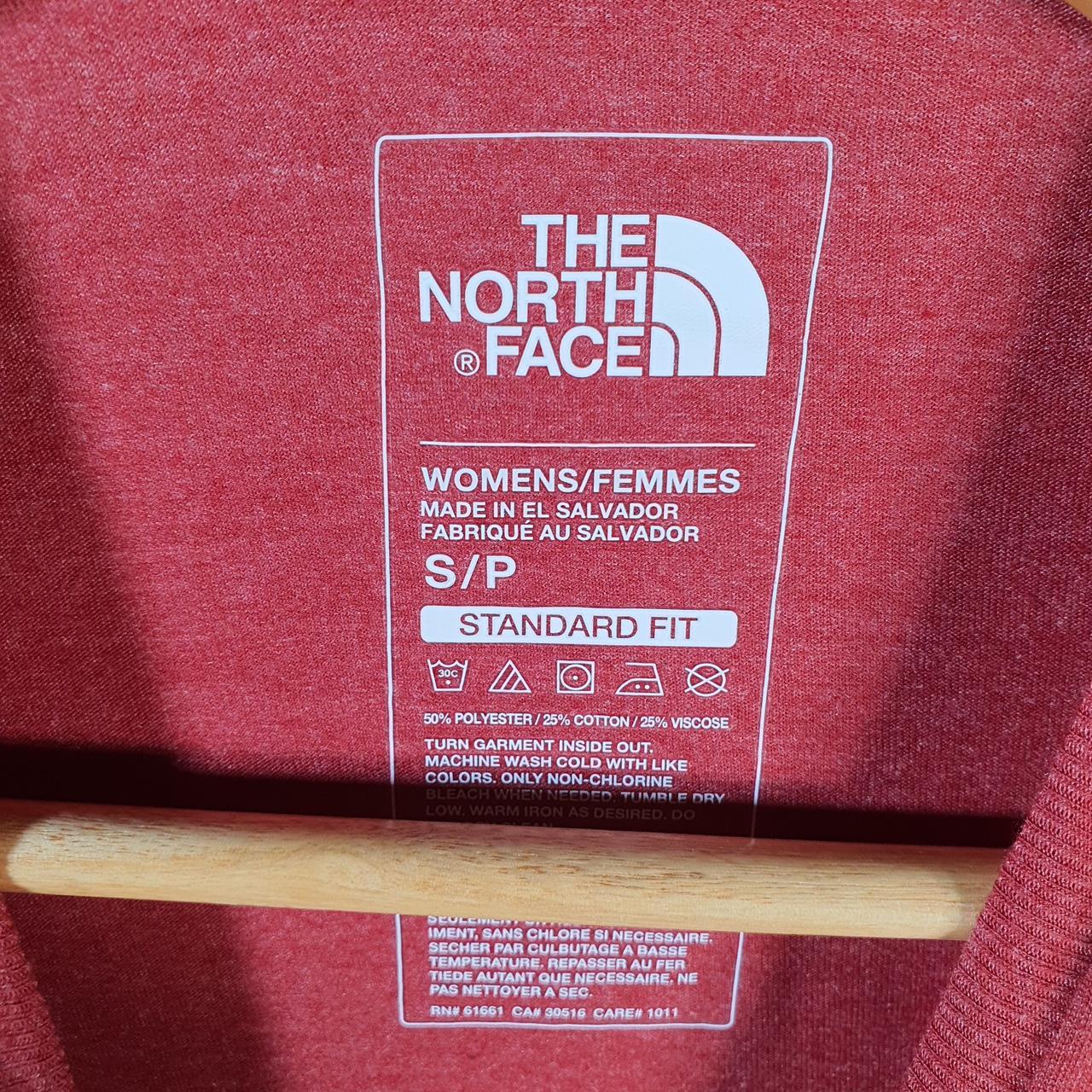 Vintage The North Face TNF Endurance Challenge T Shirt Womens Small Pink Logo Athletic