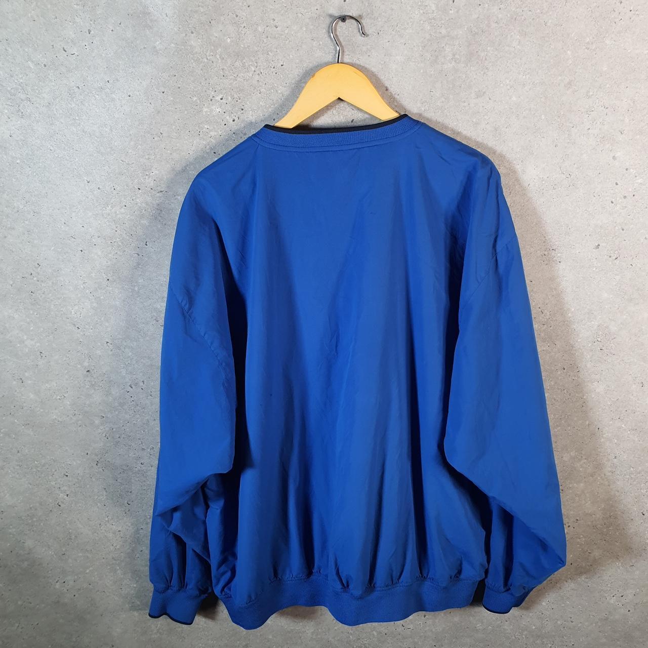 Vintage Cabelas Golf Shell Track Jumper Jacket Mens XL  Tall Blue Pullover