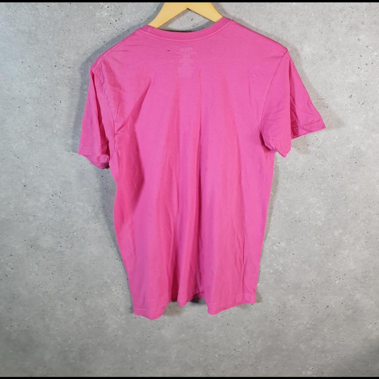 Vintage Ralph Lauren Polo T Shirt Men’s Medium Pink Embroidered Classic Fit Pony C8592