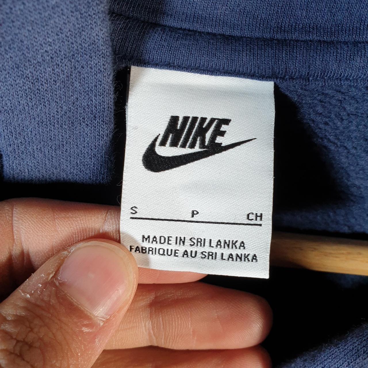 Vintage Nike Club Embroidered Hoodie Men’s Small Navy Blue Swoosh Y2K Pullover