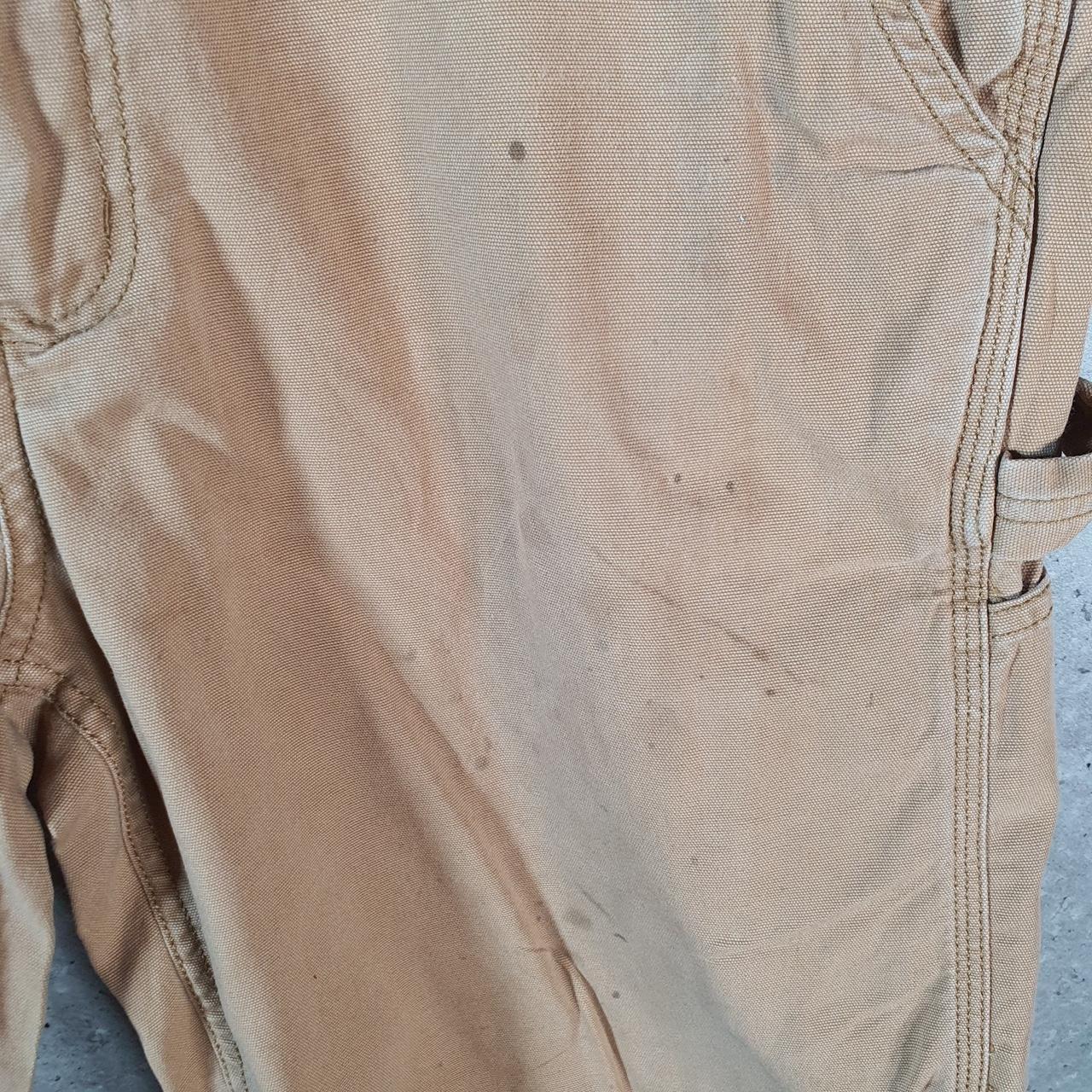 Vintage Carhartt Baggy Carpenter Shorts Jorts Cargo Men’s W36 Brown Relaxed Fit Workwear A4847