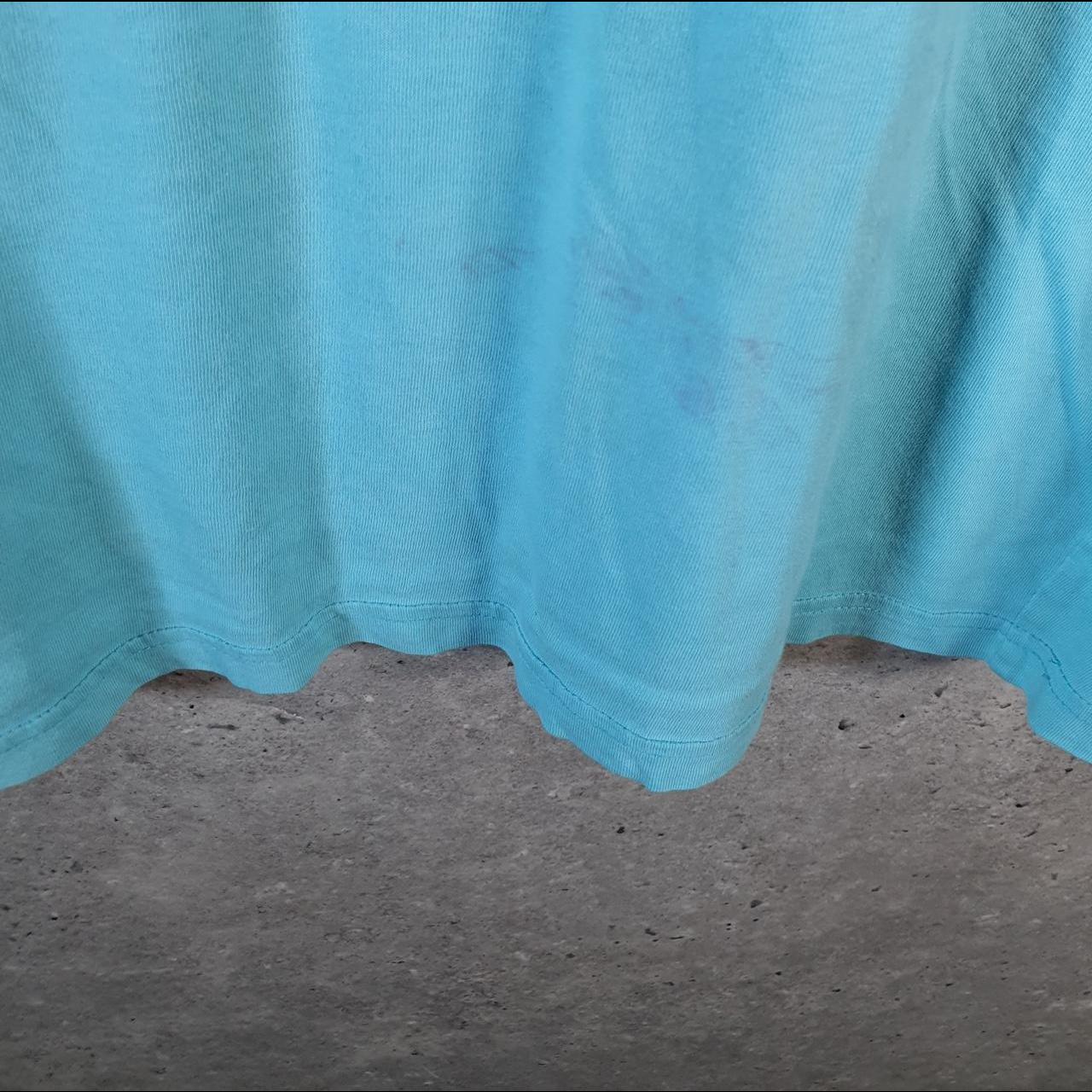 Vintage Caribbean Surf Shop T Shirt Men’s Large Blue Graphic Casual Logo Athletic