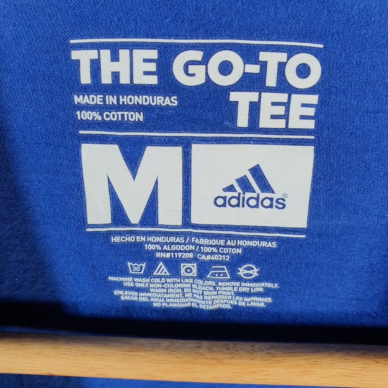 Vintage Adidas Go To Tee NBA New York Anthony 7 T Shirt Men’s Medium Blue Logo