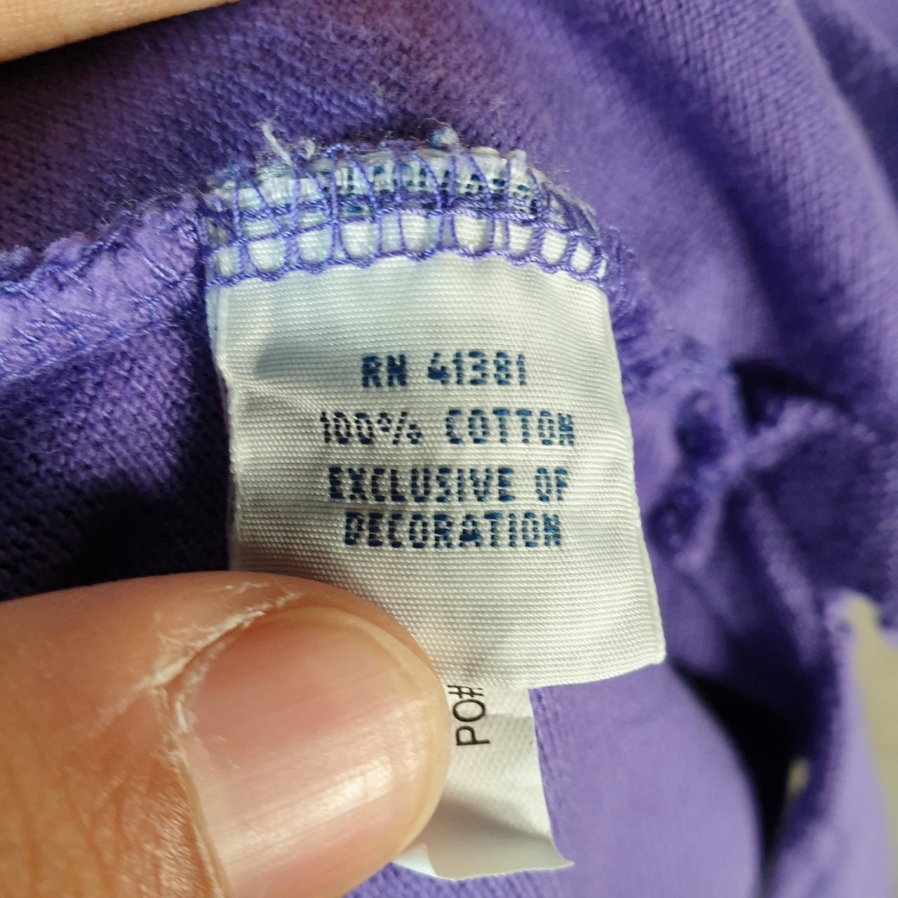 Vintage Ralph Lauren Polo Shirt Men’s Large Purple Custom Fit Embroidered Pony C9768