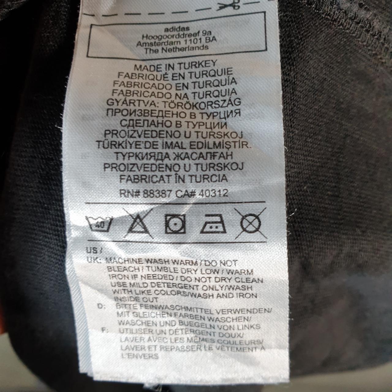 Vintage Adidas Spellout Trefoil Retro T Shirt Mens Medium Black Logo Athletic