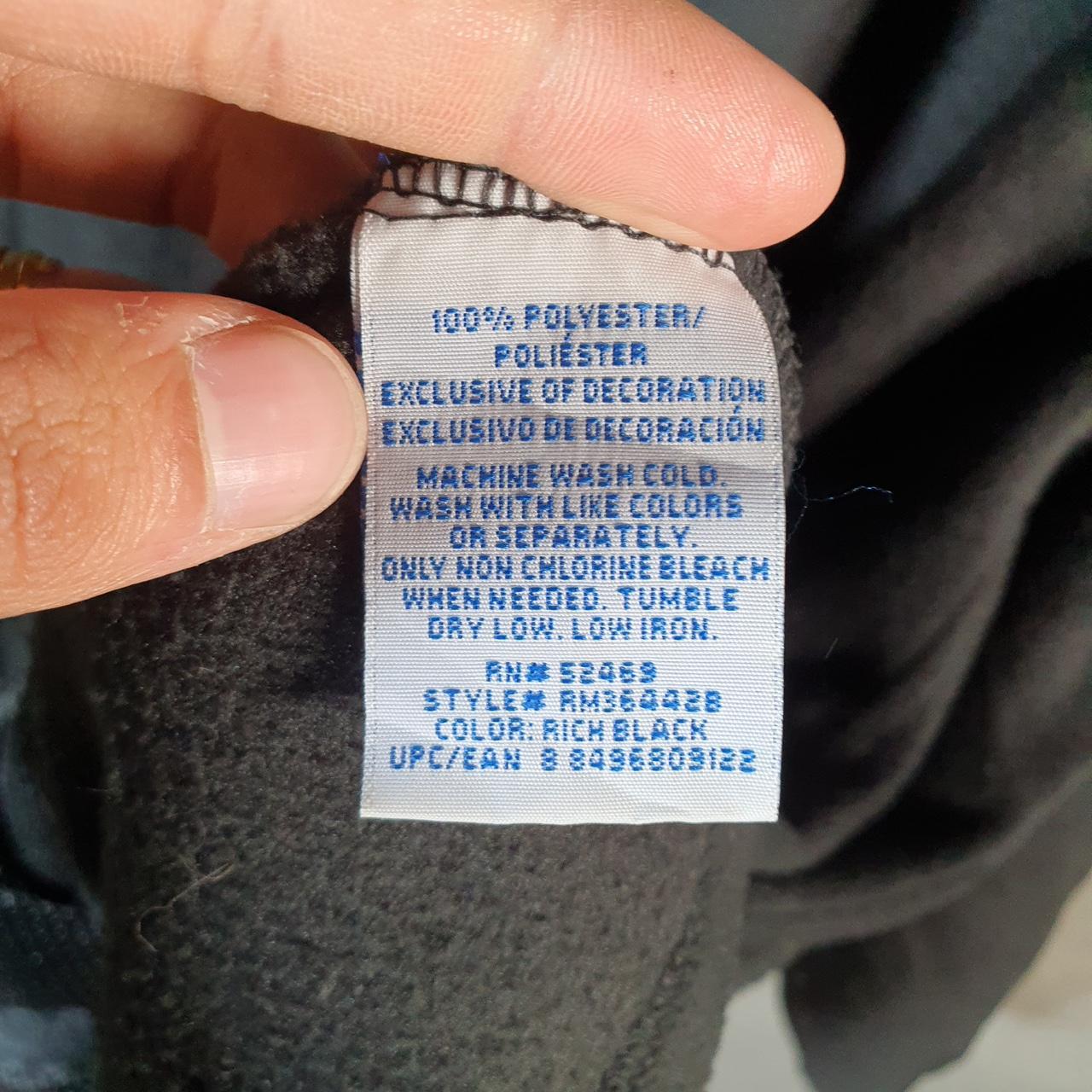 Vintage Starter Full Zip Fleece Sweatshirt Mens 2XL Black Logo Winter