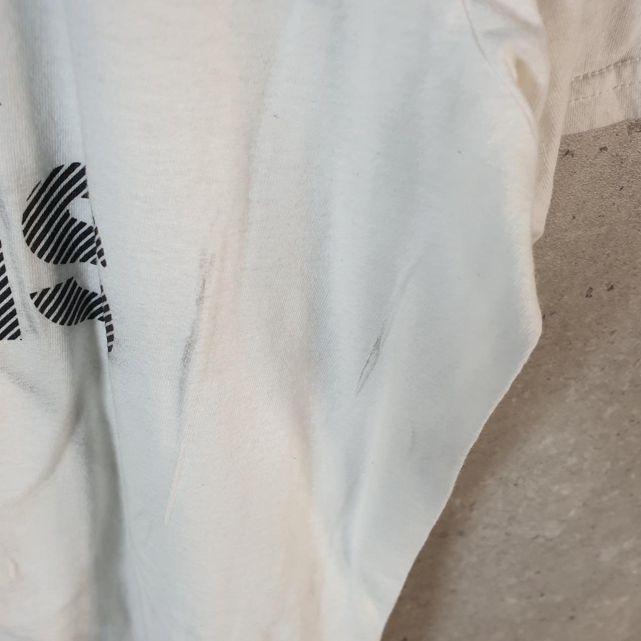 Vintage Adidas Go To Tee T Shirt Men’s Medium White Three Stripes Logo Athletic