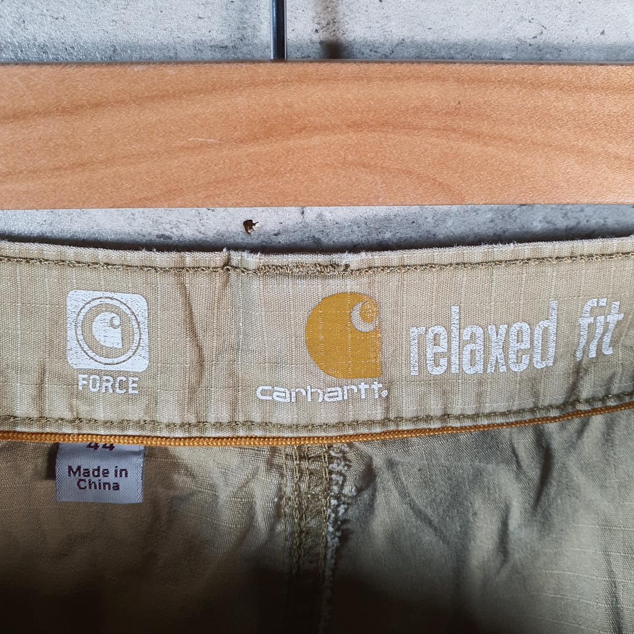 Vintage Carhartt Baggy Carpenter Shorts Jorts Cargo Men’s W44 Brown Relaxed Fit Workwear A4838