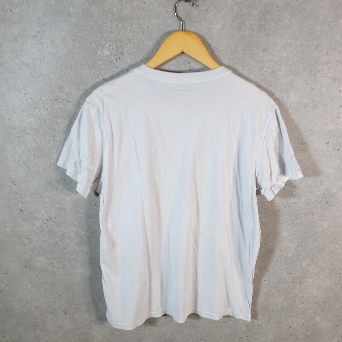 Vintage Calvin Klein Spellout T Shirt Men’s Large White Casual Sports