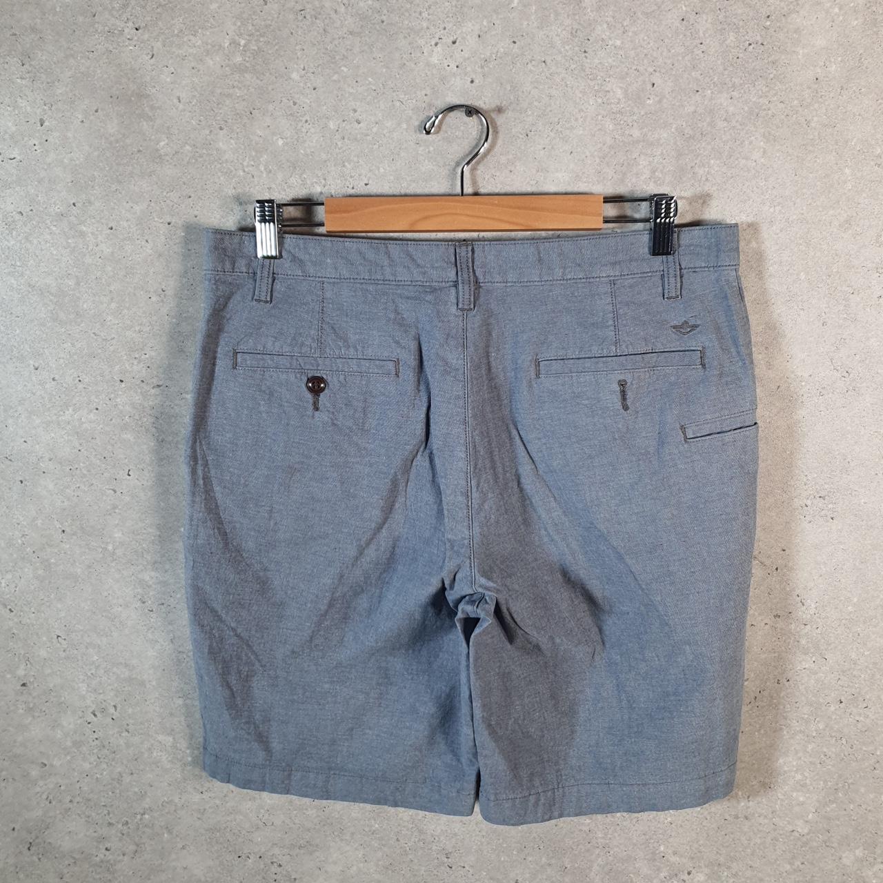 Vintage Dockers Chino Shorts Jorts Cargo Men’s W34 Grey Baggy Cotton A4435
