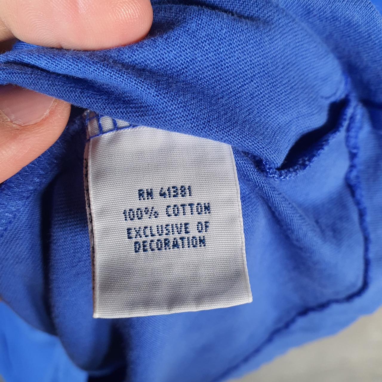 Vintage Ralph Lauren Polo Sport T Shirt Men’s Large Blue  Classic Fit Embroidered Pony C8701