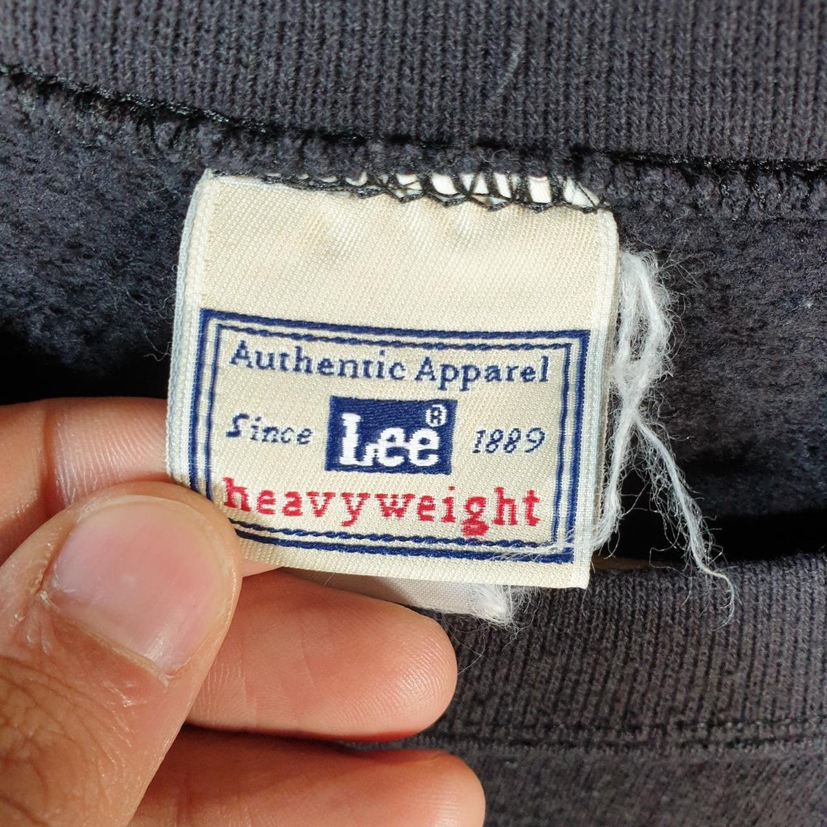 Vintage Lee Heavyweight Sweatshirt Men’s XL Black USA Pullover Manafort Brothers