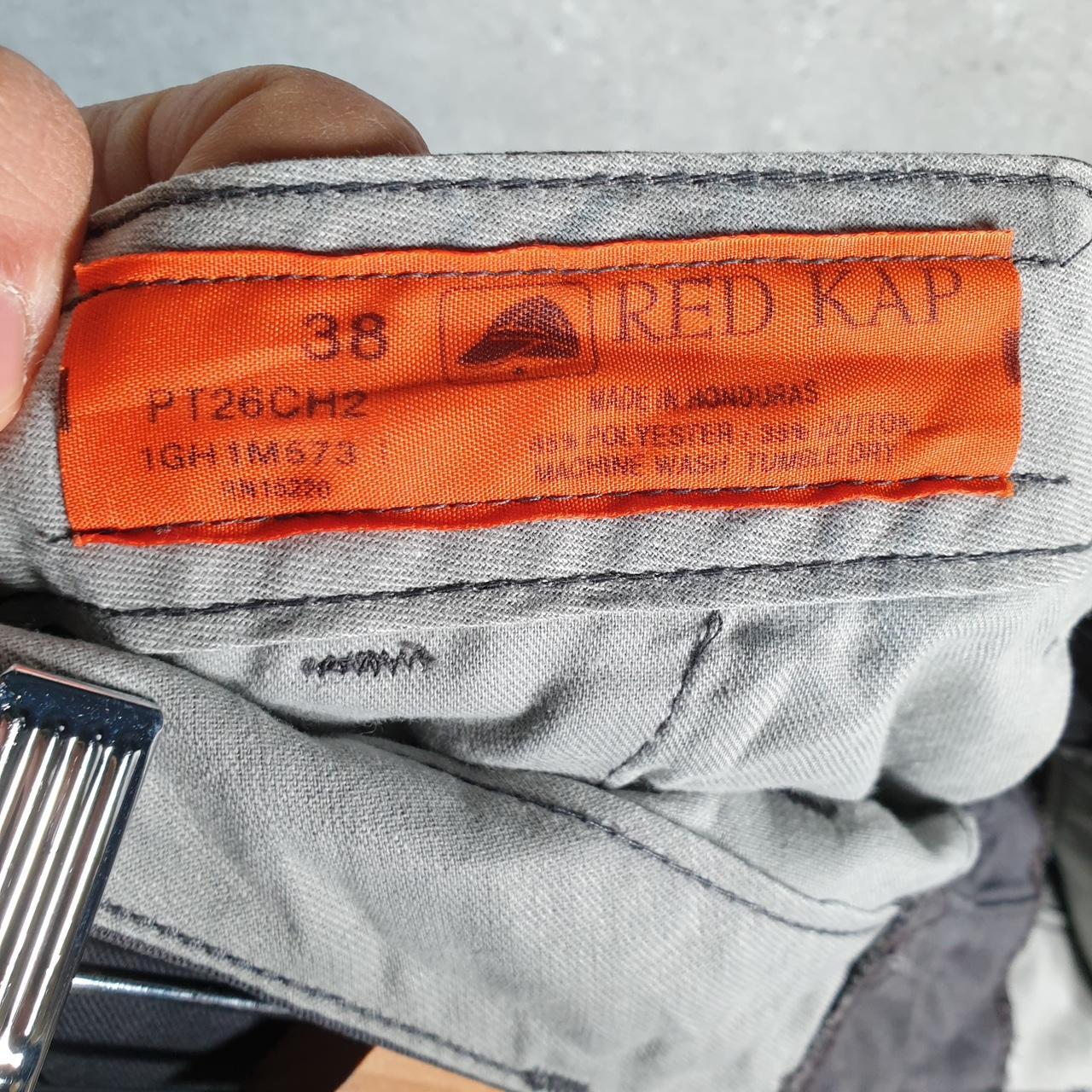 Vintage Red Kap Chino Shorts Jorts Cargo Men’s W38 Grey Baggy Cotton