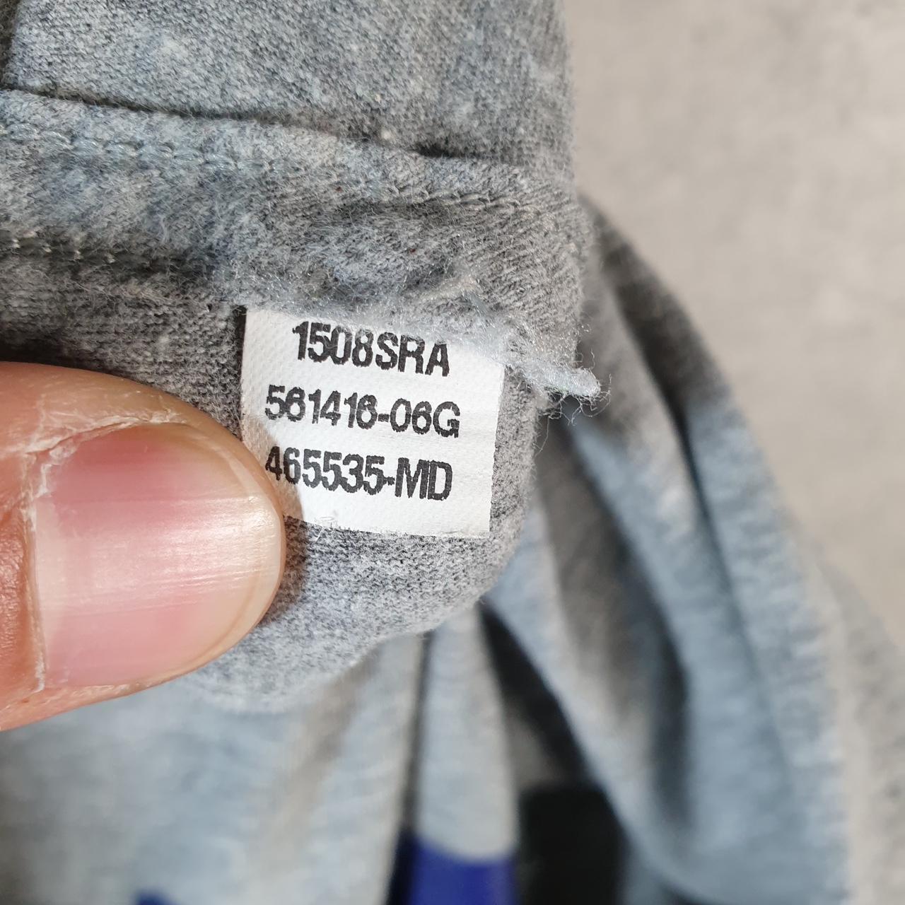 Vintage Nike Spellout Club T Shirt Men’s Medium Grey Logo Swoosh Athletic C9960