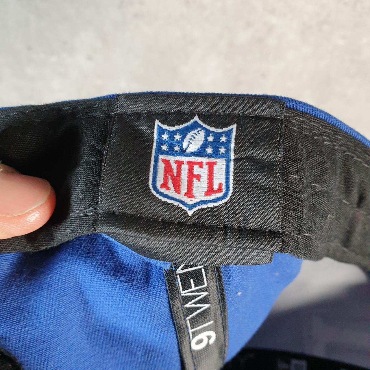 Vintage New York New Era NFL Cap Womens Adjustable Blue USA Spellout Athletic  C8533