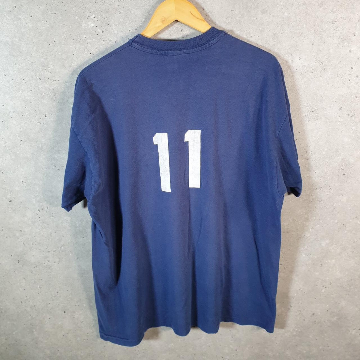 Vintage Hanes Lyme Softball 90s USA Single Stitch T Shirt Men’s XL Blue C8059