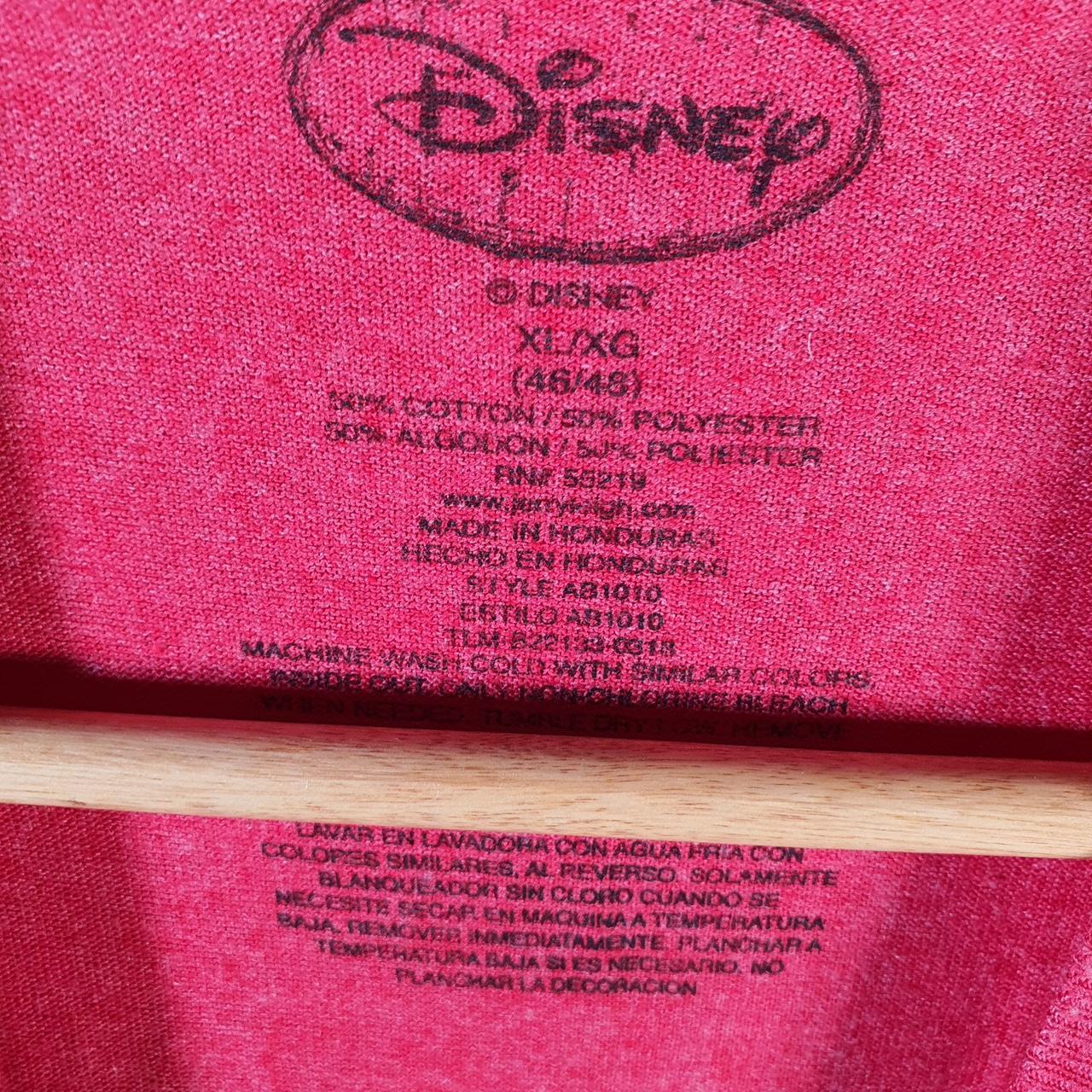 Vintage Disney Land Mickey Mouse Florida T Shirt Men’s XL Pink Logo Graphic Cartoon