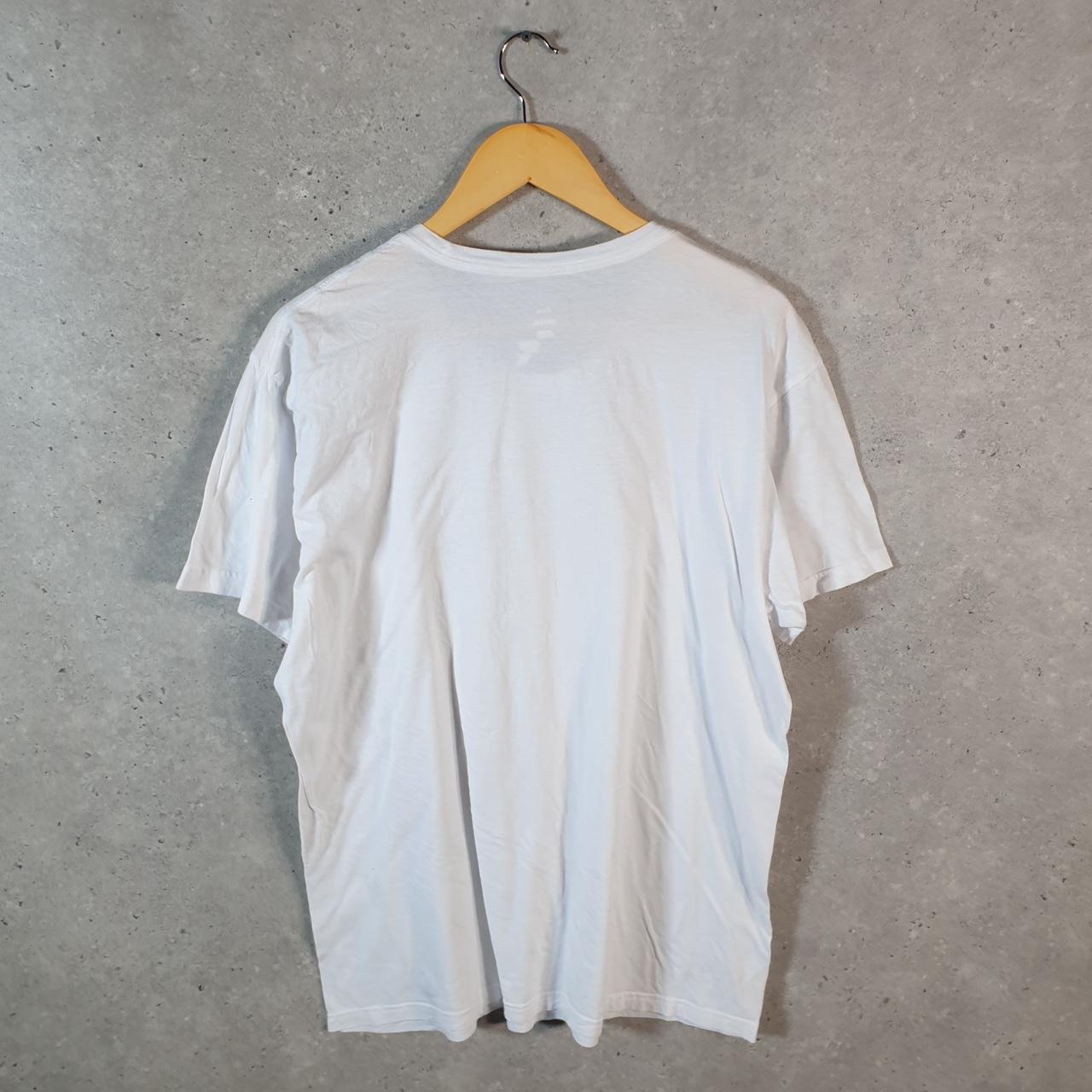 Vintage Ralph Lauren Polo Sport T Shirt Men’s Large White Classic Fit Embroidered Pony C9033