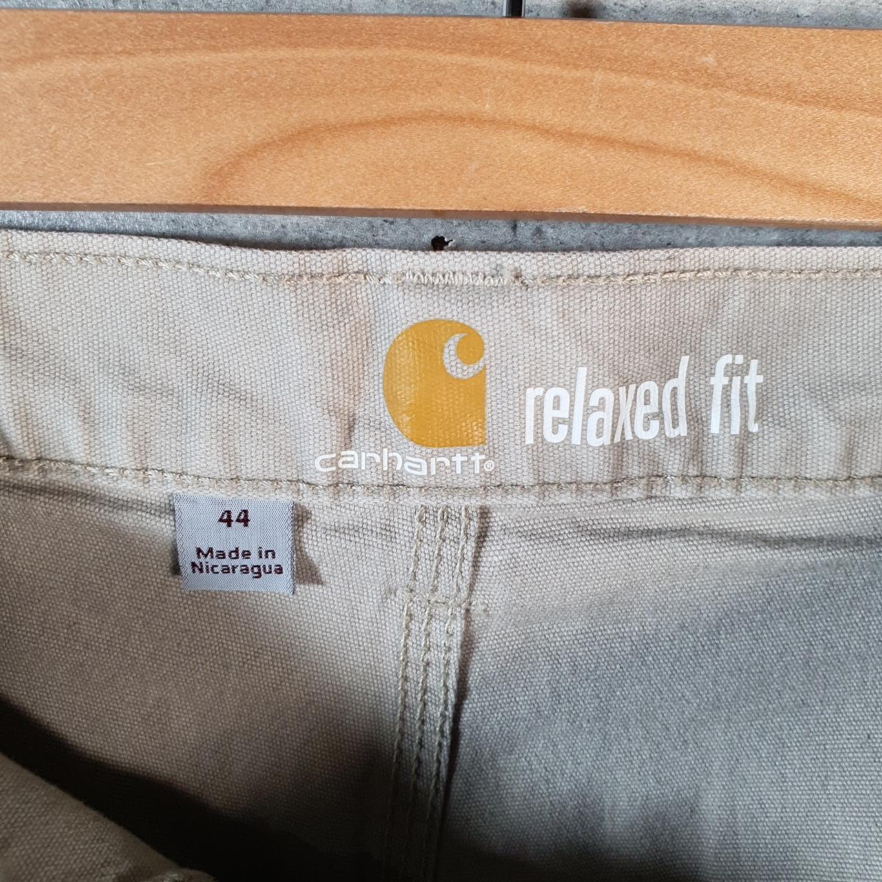 Vintage Carhartt Baggy Carpenter Shorts Jorts Cargo Men’s W44 Brown Relaxed Fit Workwear A4720
