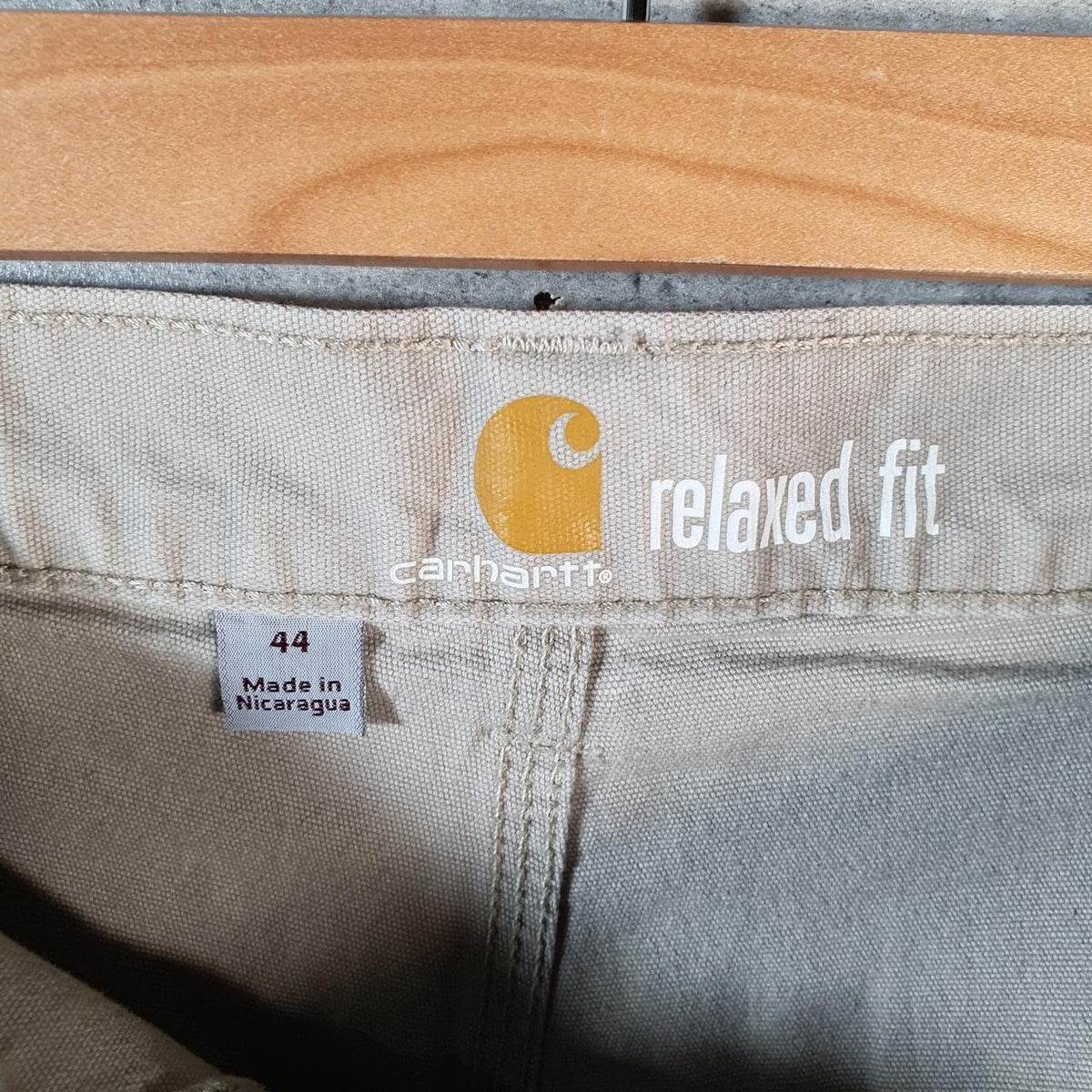 Vintage Carhartt Baggy Carpenter Shorts Jorts Cargo Men’s W44 Brown Relaxed Fit Workwear A4720