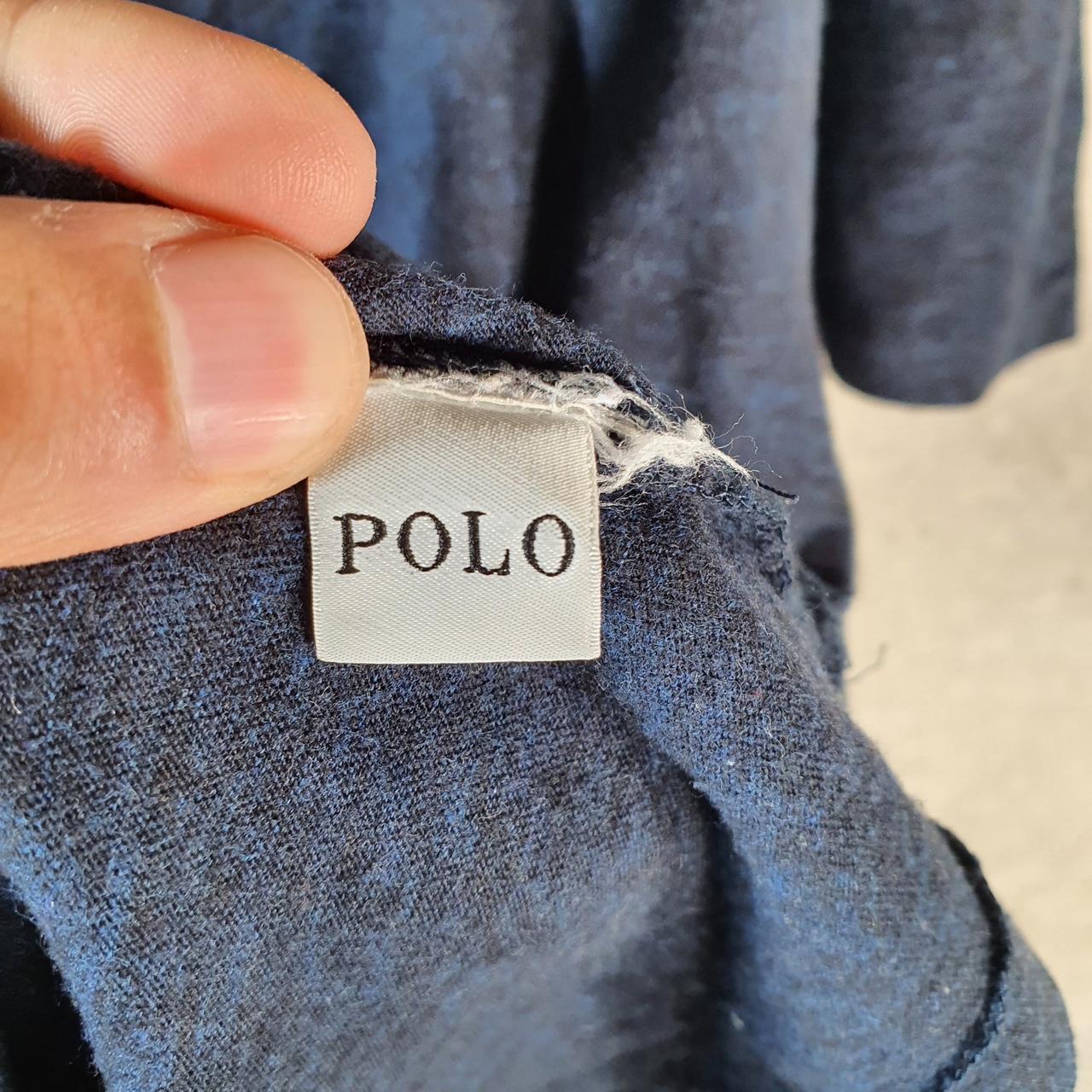 Vintage Ralph Lauren Polo Sport T Shirt Men’s Large Blue Classic Fit Embroidered Pony C8683