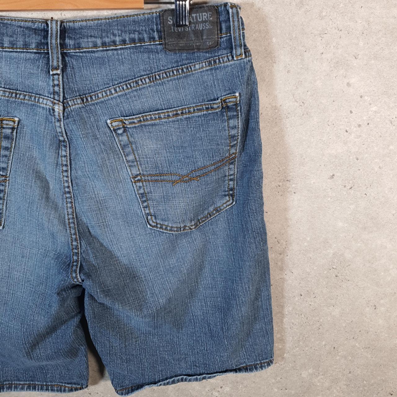 Vintage Levi’s Denim Jean Shorts Jorts Cargo Men’s W36 Blue Baggy Cotton