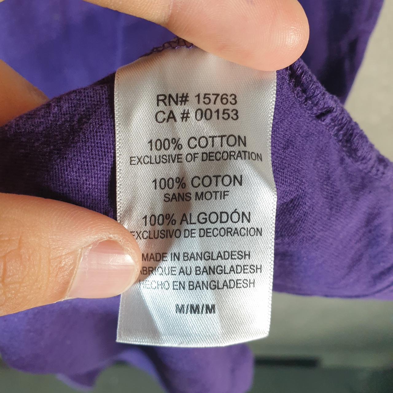 Vintage Champion Horned Frogs TCU Spellout T Shirt Men’s Medium Purple USA Athletic