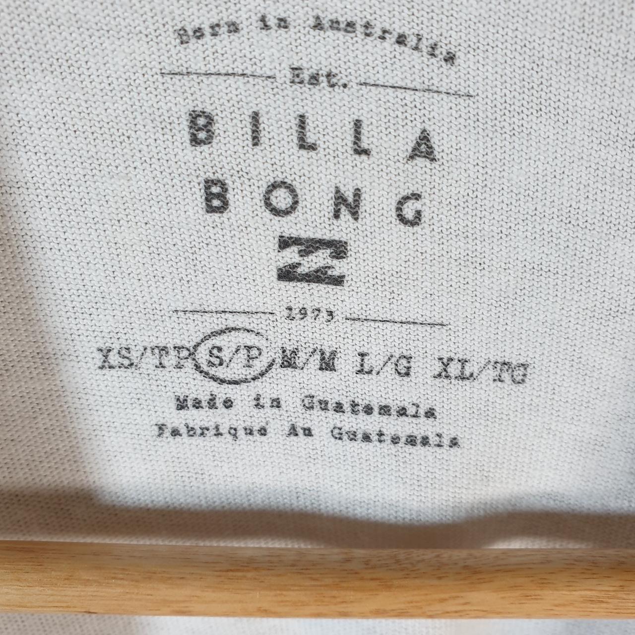 Vintage Billabong Kissed By Moonlight T Shirt Men’s Small White Casual Logo Surfing Y2K