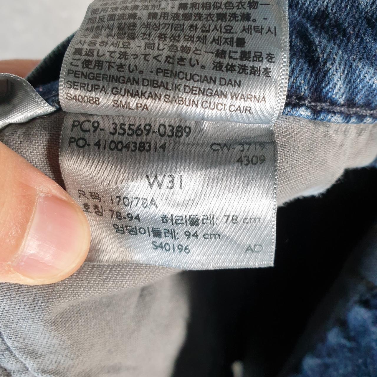 Vintage Levi’s 569 Baggy Shorts Jorts Cargo Men’s W31 Blue Relaxed Denim