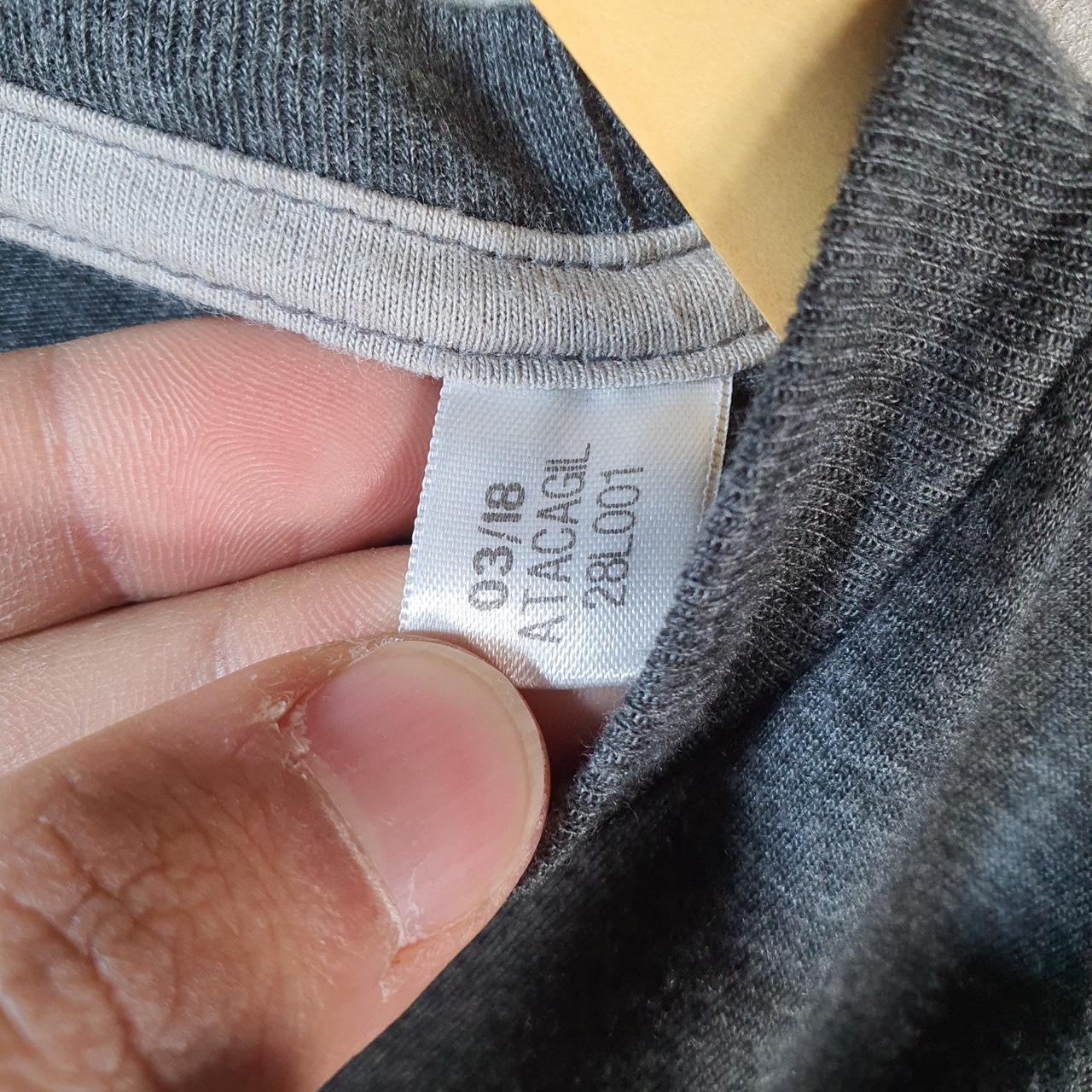 Vintage Adidas T Shirt Shirt Men’s 2XL Grey Three Stripes Logo Athletic C9760