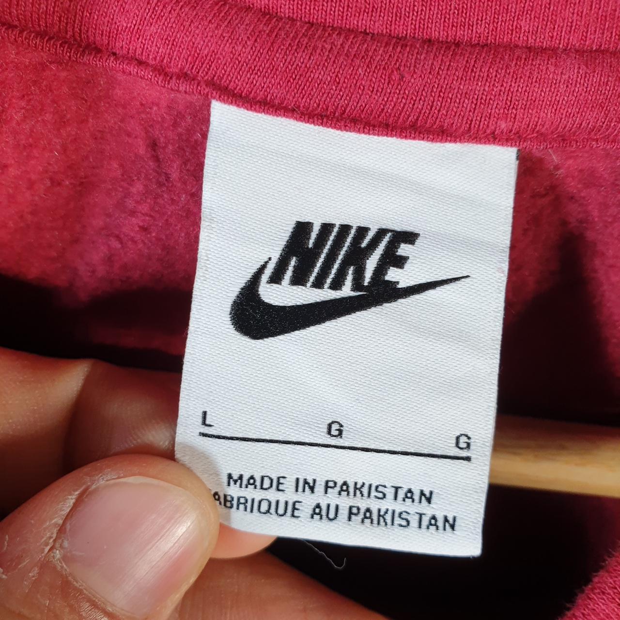 Vintage Nike Club Hoodie Womens Large Pink Swoosh Y2K Pullover