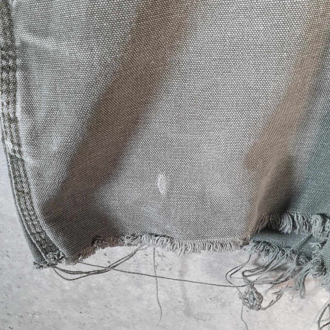 Vintage Carhartt Baggy Carpenter Shorts Jorts Cargo Men’s W36 Khaki Green Relaxed Fit Workwear Big Fish Vintage