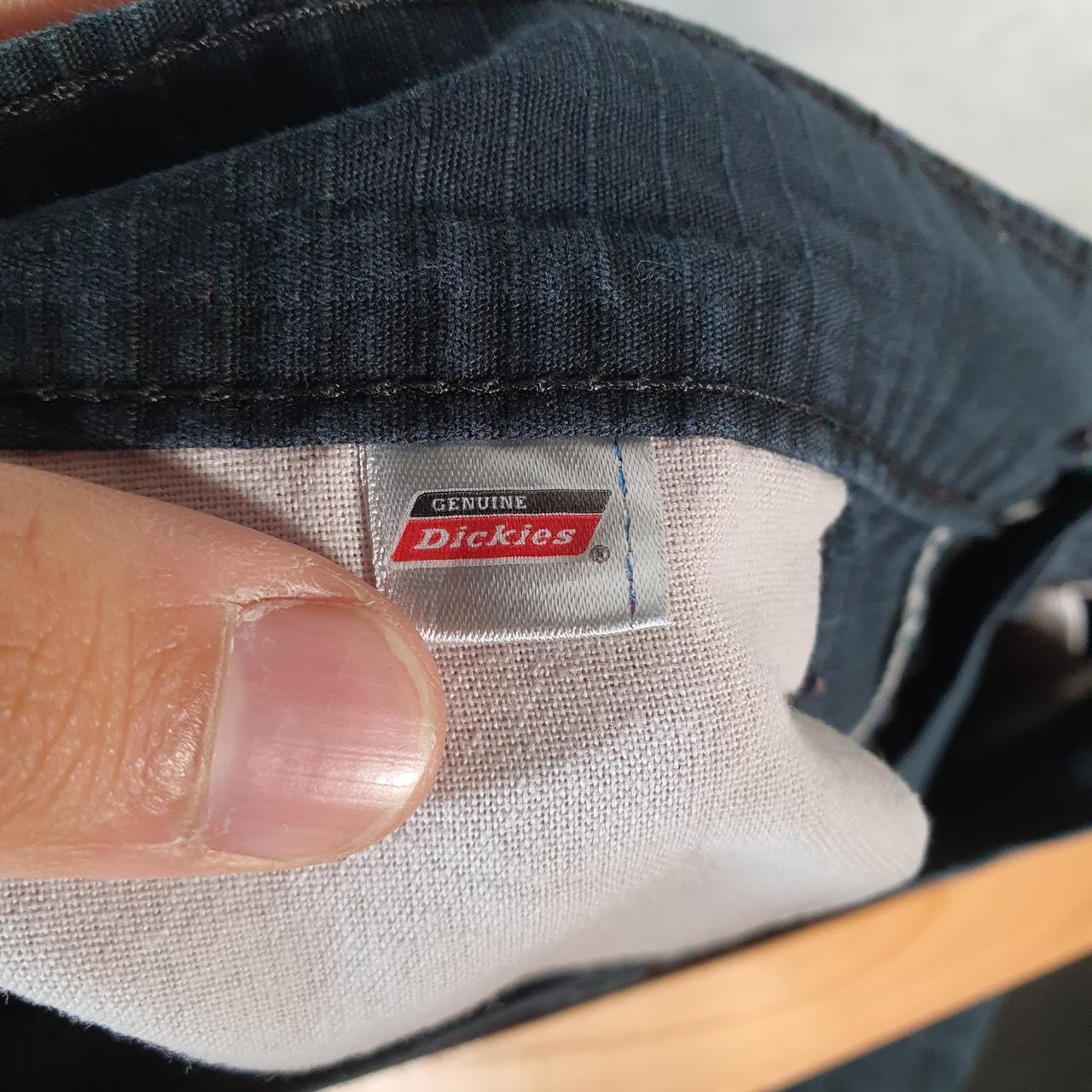 Vintage Dickies Baggy Chino Shorts Jorts Cargo Mens W34 Black Relaxed Fit