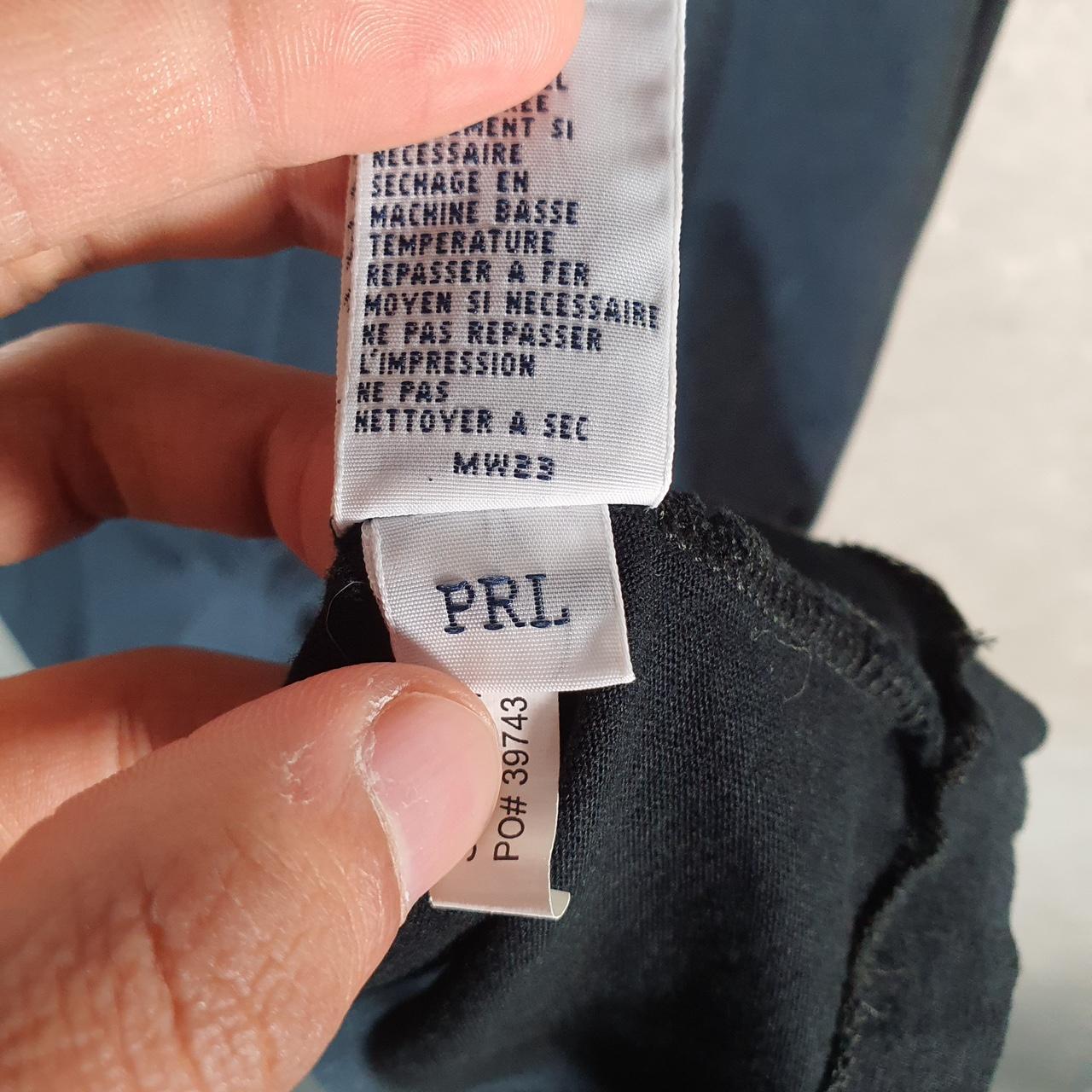 Vintage Ralph Lauren Polo Sport T Shirt Men’s XL Black Slim Fit Embroidered Pony C8658