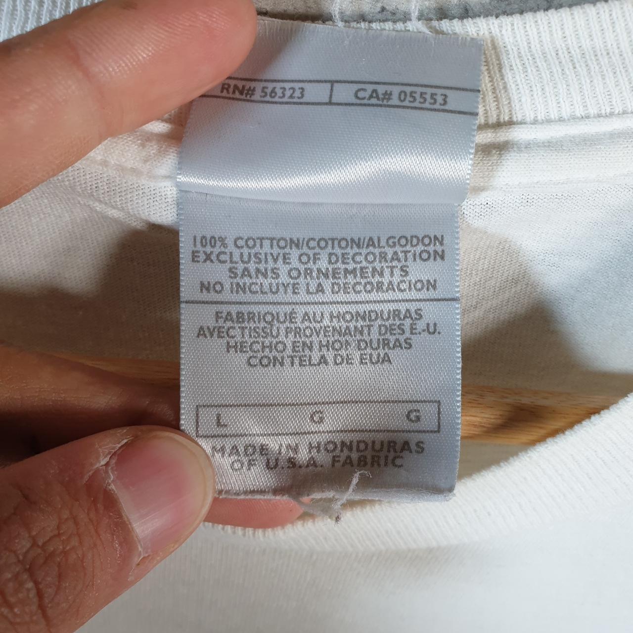 Vintage Nike 90 Swoosh T Shirt Shirt Men’s Large White Logo Athletic C9938