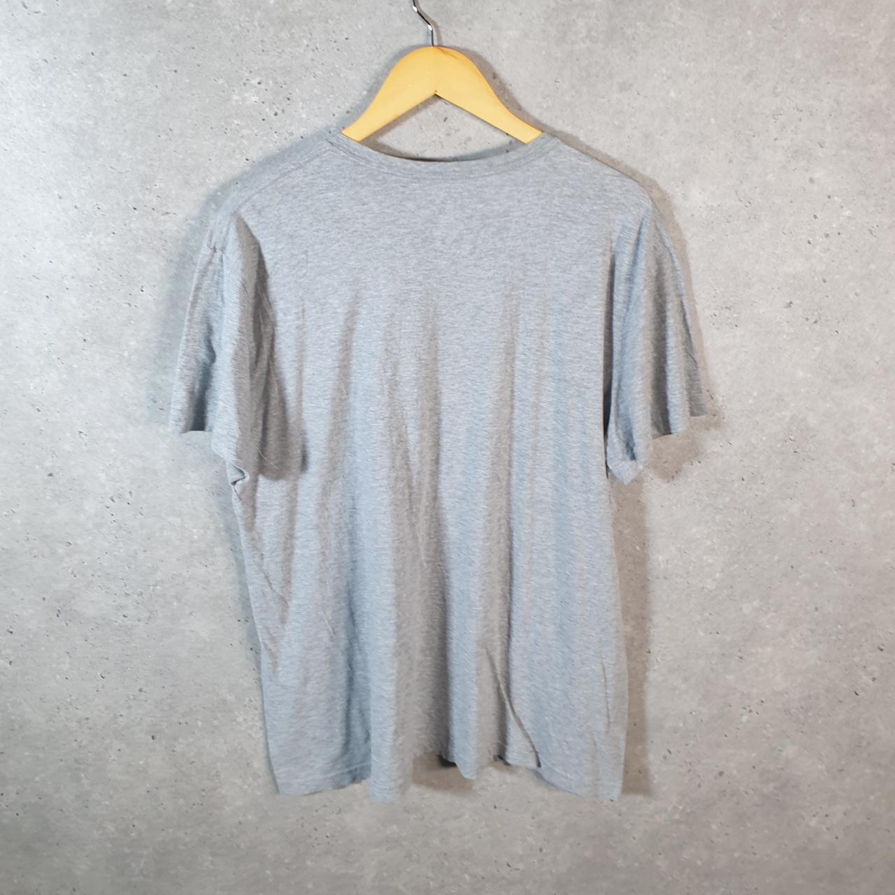 Vintage Ralph Lauren Polo T Shirt Men’s Large Grey Embroidered Classic Fit Pony C9065