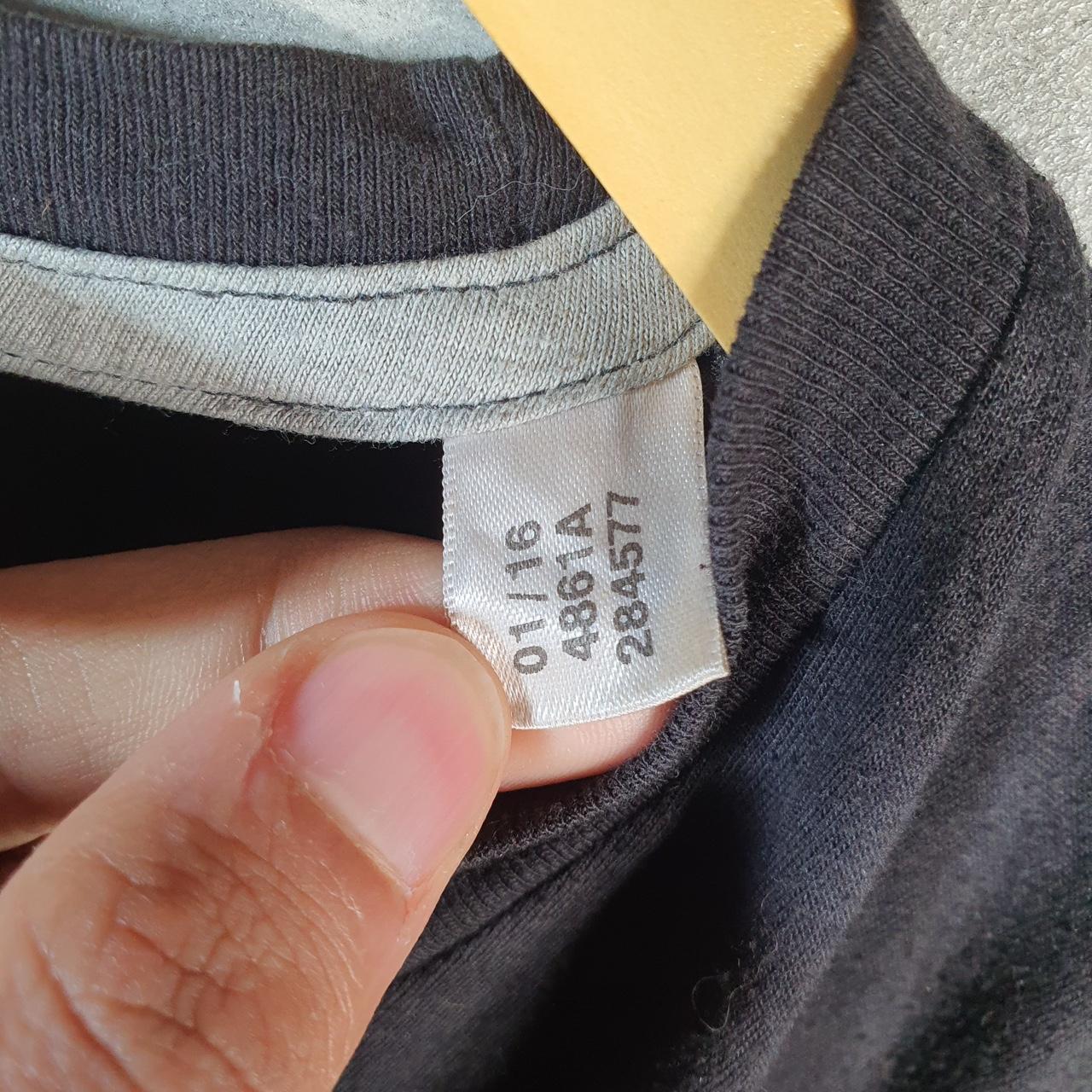 Vintage Adidas Go Tee T Shirt Shirt Men’s 2XL Black Three Stripes Logo Athletic C9734