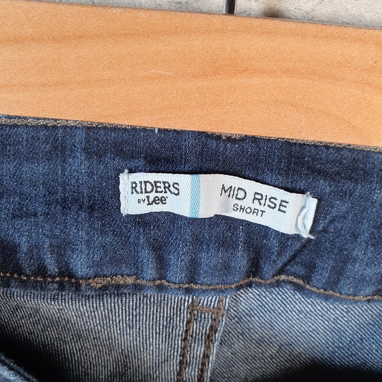 Vintage Lee Mid Rise Baggy Shorts Jorts Cargo Womens W32 Blue Relaxed Denim A4562