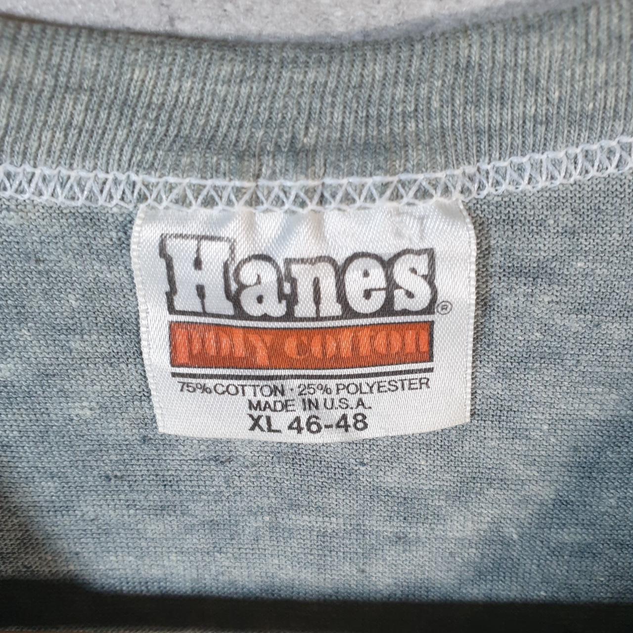 Vintage Hanes Babbitt Foundation Tamworth USA Single Stitch T Shirt Men’s Medium Grey