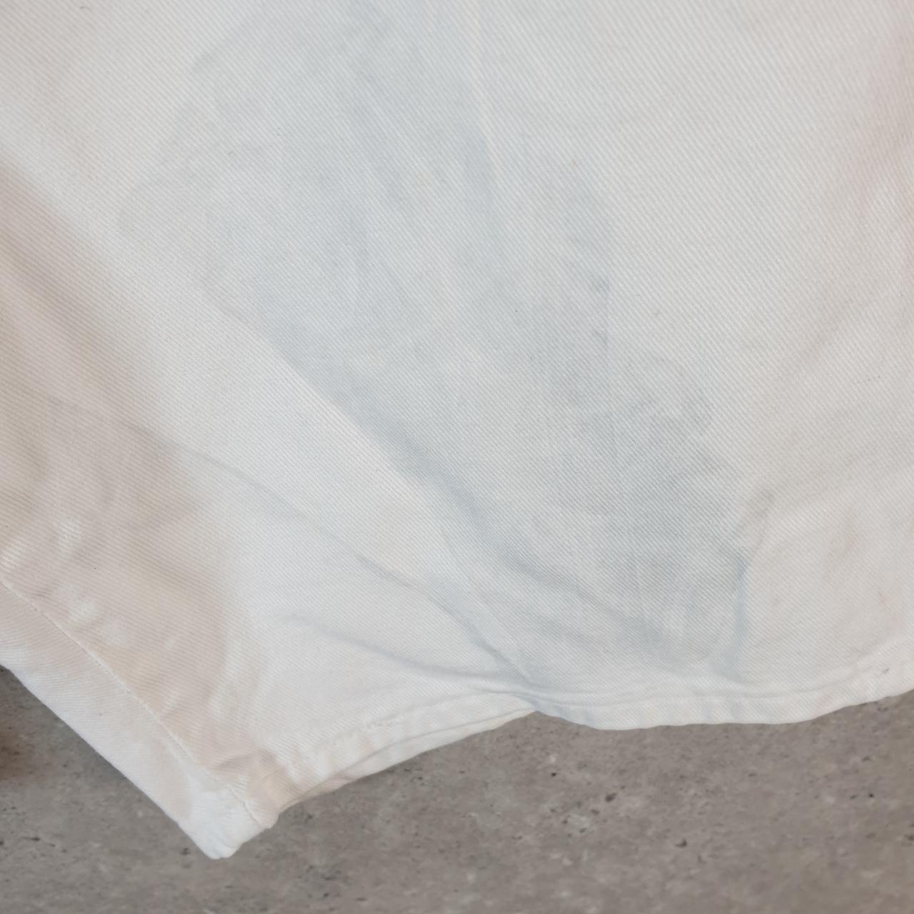 Vintage Wrangler Denim Shorts Jorts Cargo Men’s W36 White Baggy Cotton