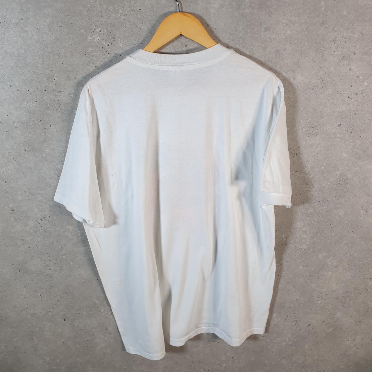 Vintage Hanes Spokan 1993 Lilac Festival Teddy Bear USA Single Stitch T Shirt Men’s Large White