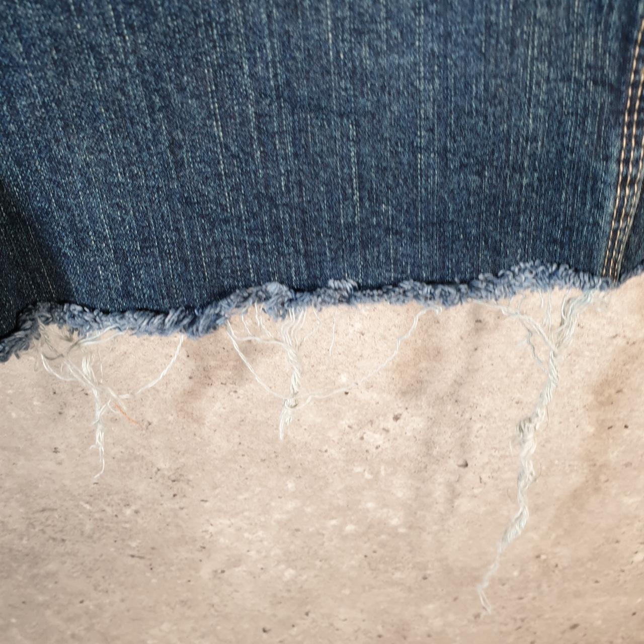 Vintage Dickies Baggy Denim Jean Shorts Jorts Cargo Mens W34 Blue Loose Fit