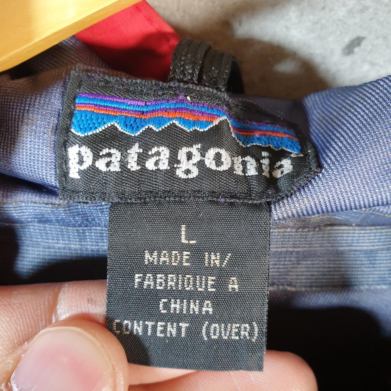 Vintage Patagonia 90s Shell Jacket Large Red Full Zip Lightweight Windbreaker