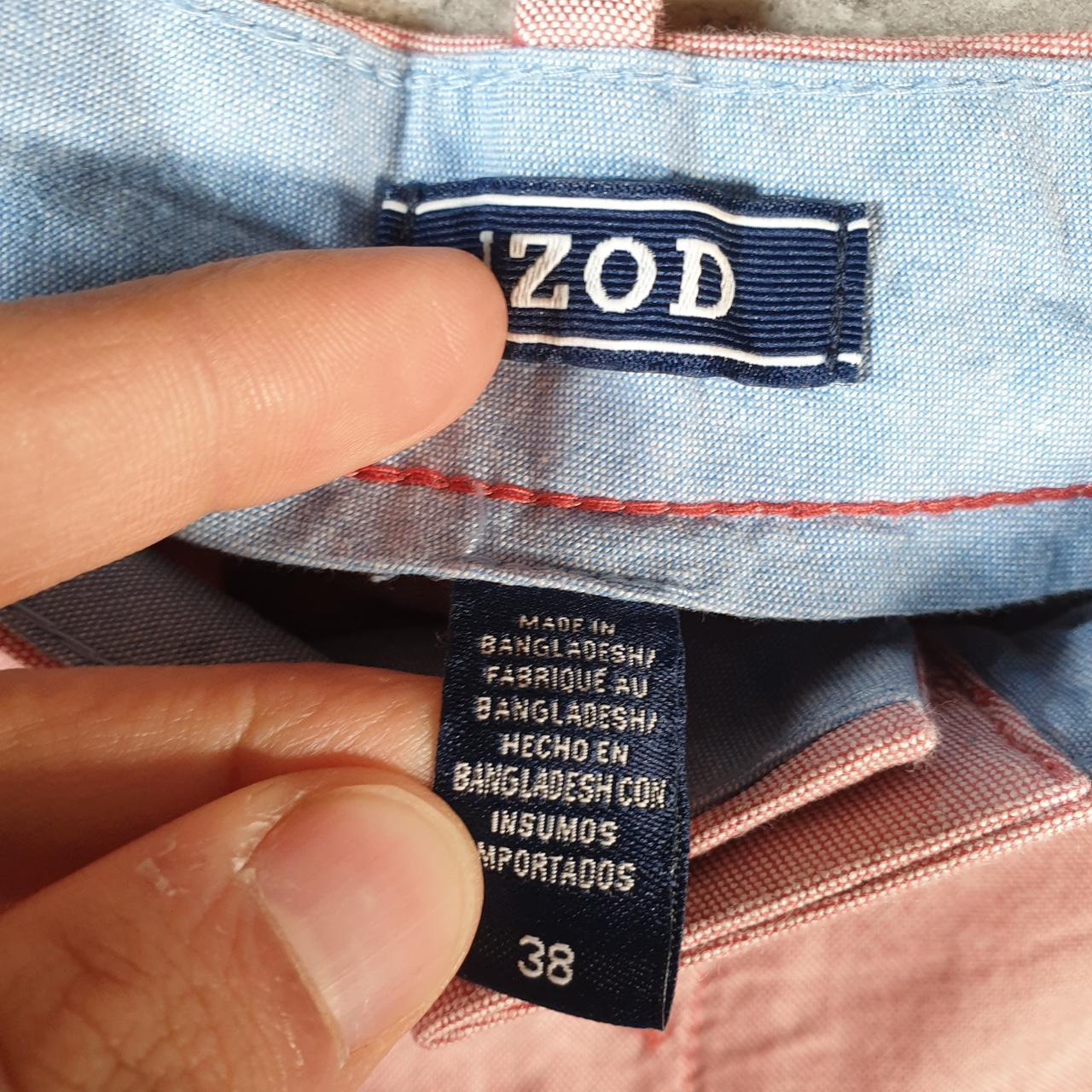 Vintage Izod Shorts Jorts Cargo Men’s W38 Pink AOP Chino Pockets Baggy Cotton