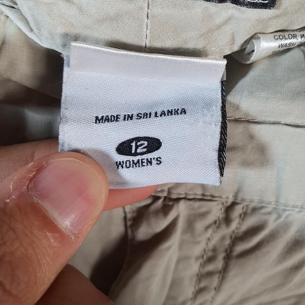 Vintage Columbia Shorts Jorts Cargo Womens W34 Brown Athletic Hiking Fishing Gear A4323